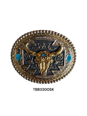 WESTERN EDGE BUCKLES LONGHORN TBB3300SK