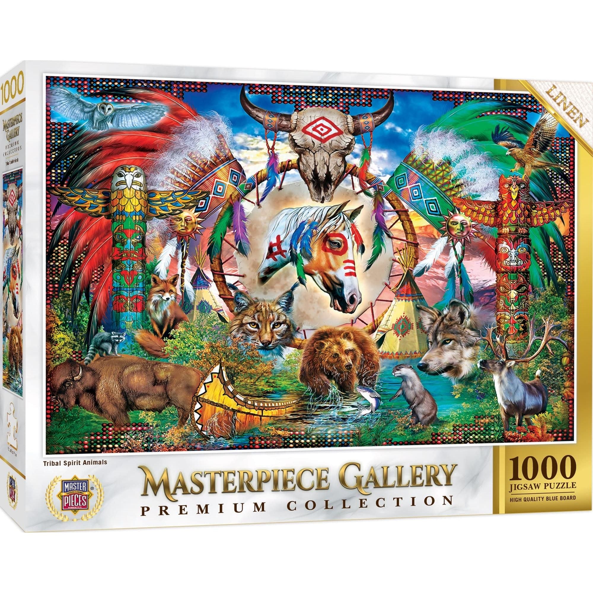 Masterpiece Gallery - Tribal Spirit Animals Jigsaw Puzzle 1000pc 82127