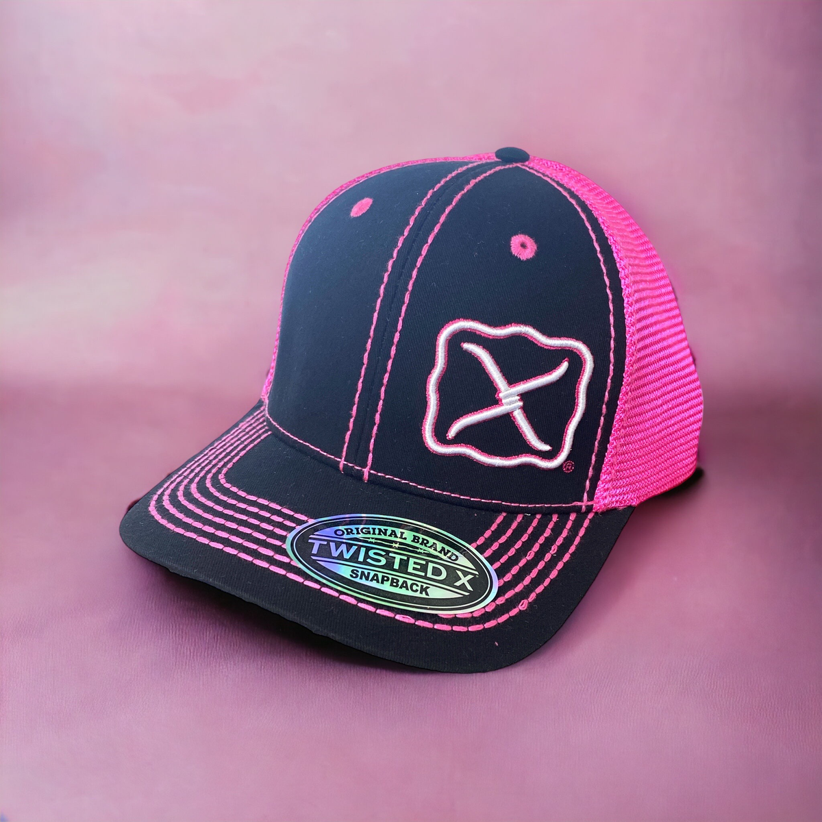Twisted X Cap Pink & Black XC-20