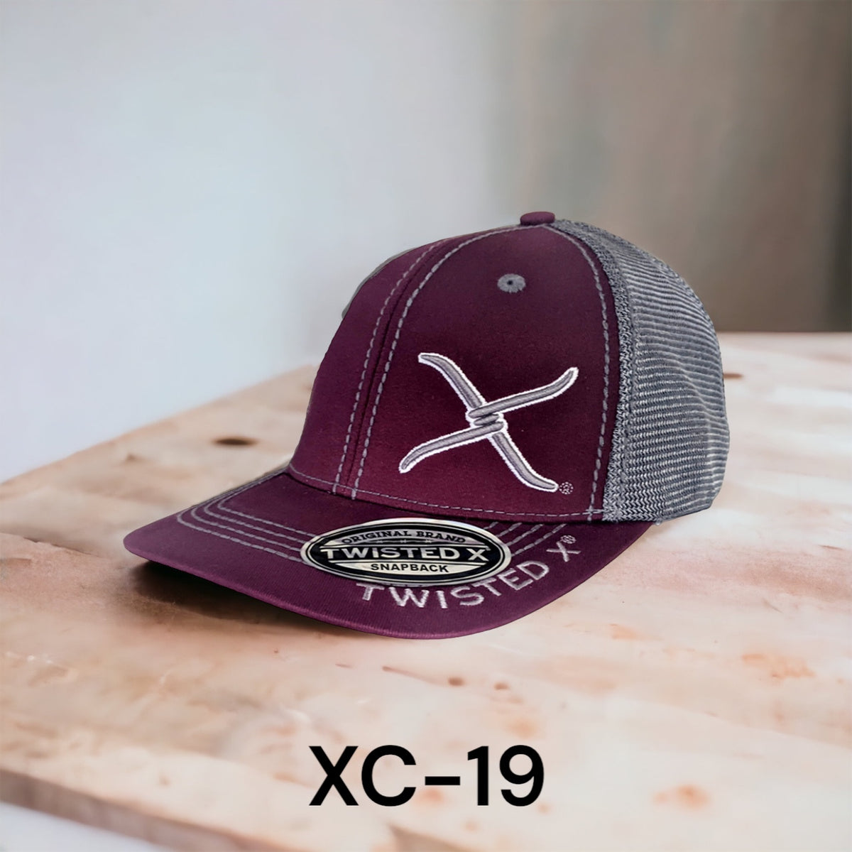 Twisted X Embroidered Bill Cap XC-19, XC-40