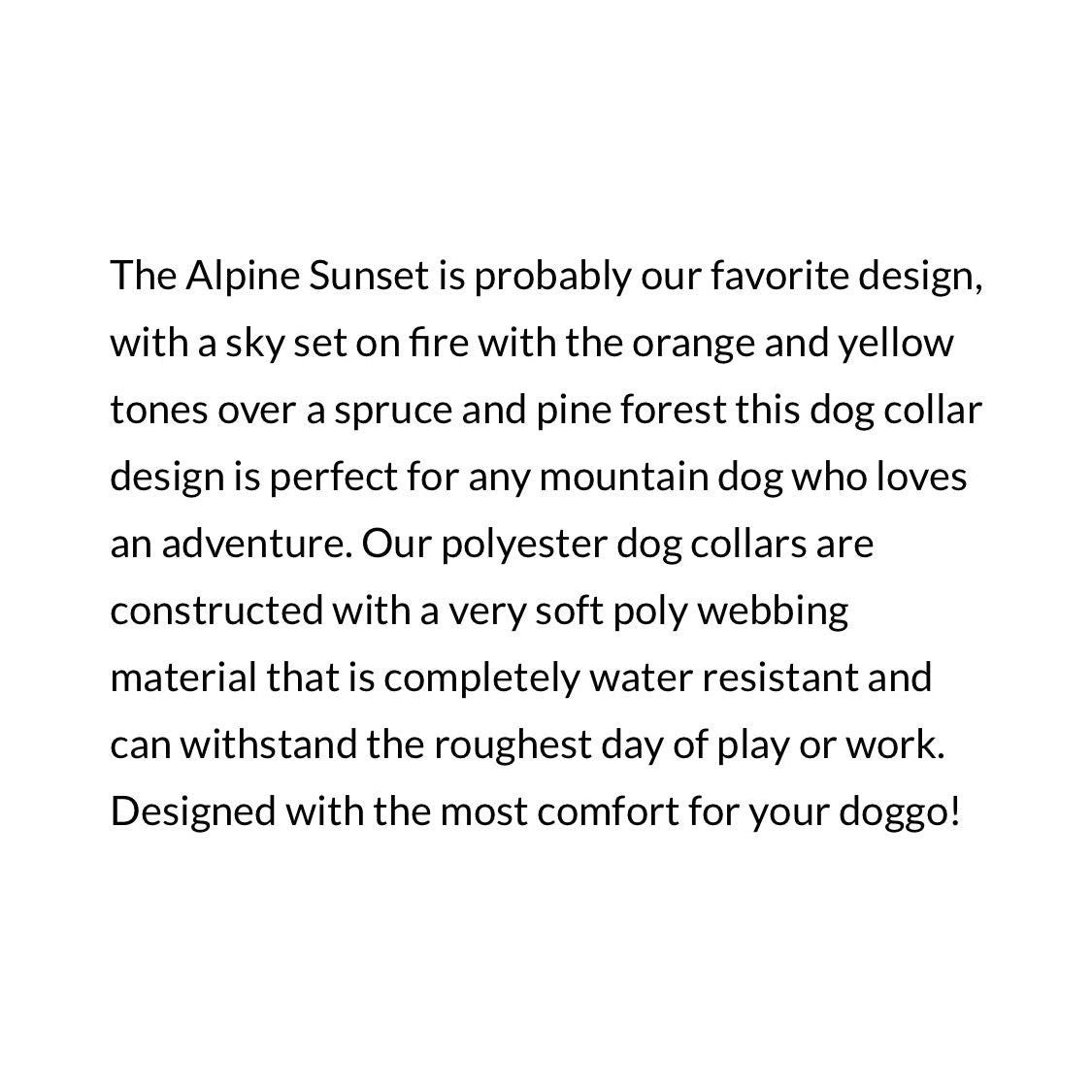 Alpine Sunset Collar