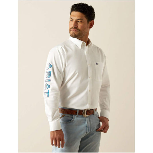 Ariat Team Logo Twill LS