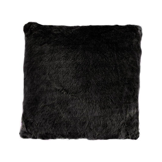 Artic Bear Pillow Black 22” x 22”