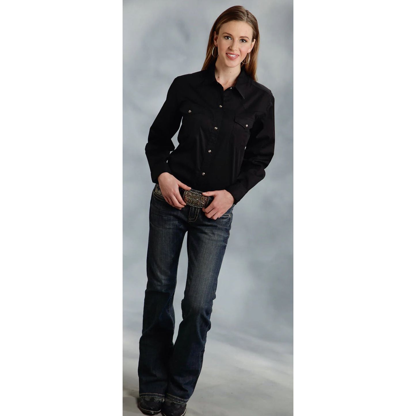 Roper L/S Ladies Snap