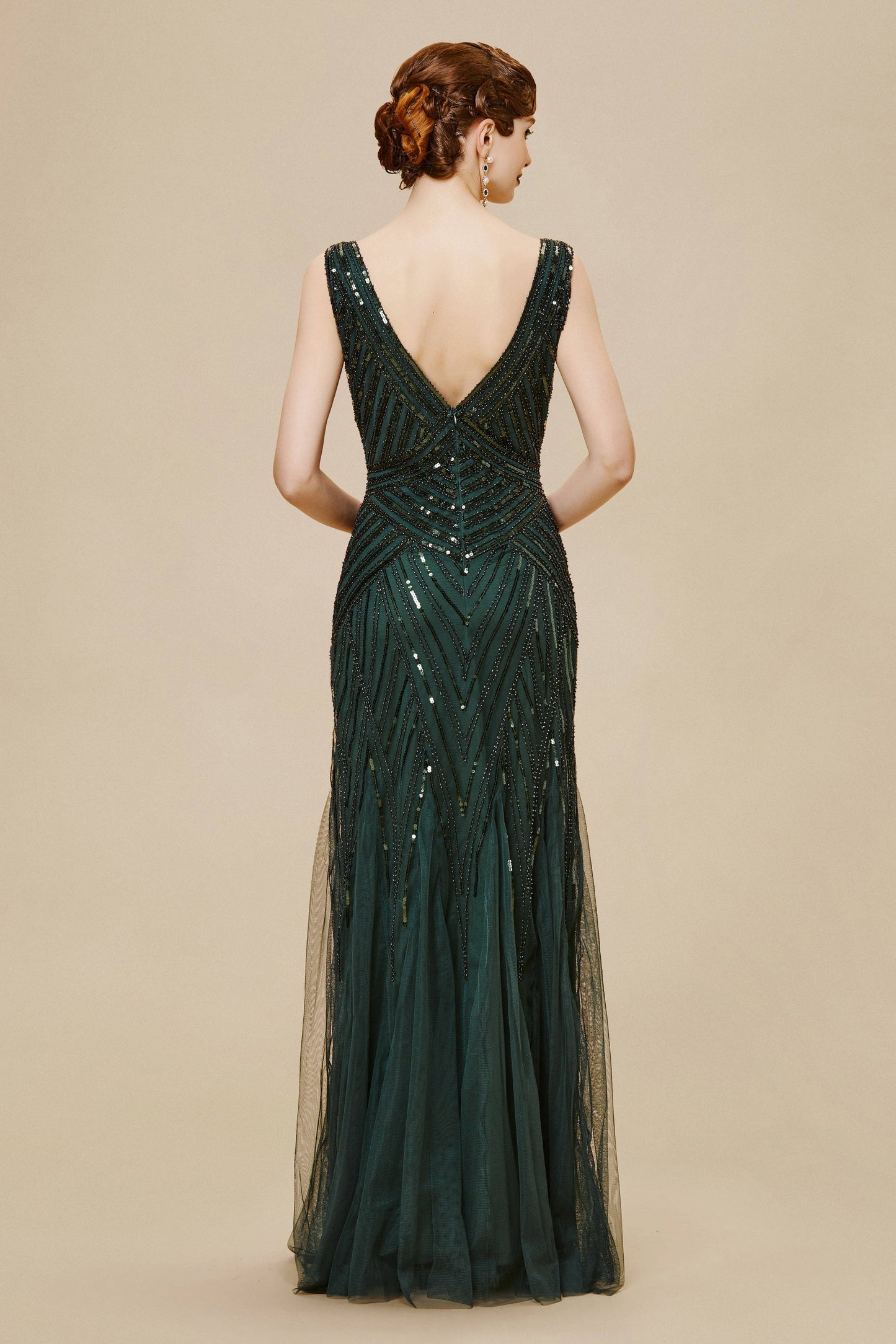 Bodycon Sequin Mermaid Maxi Dress
