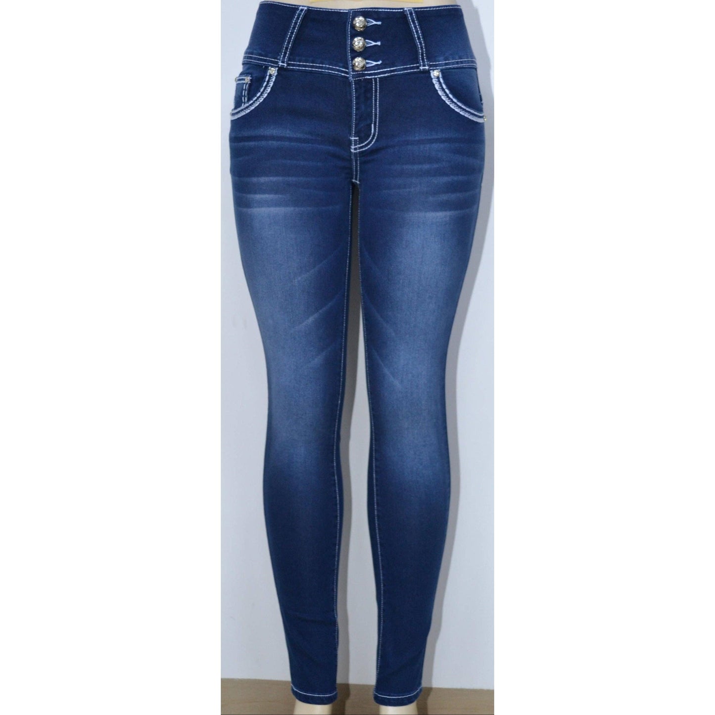 * Untamed Sapphire Clothing LLC - USC-F026 Sexy Maddie Vintage Butt Lifter Levante Cola Jeans