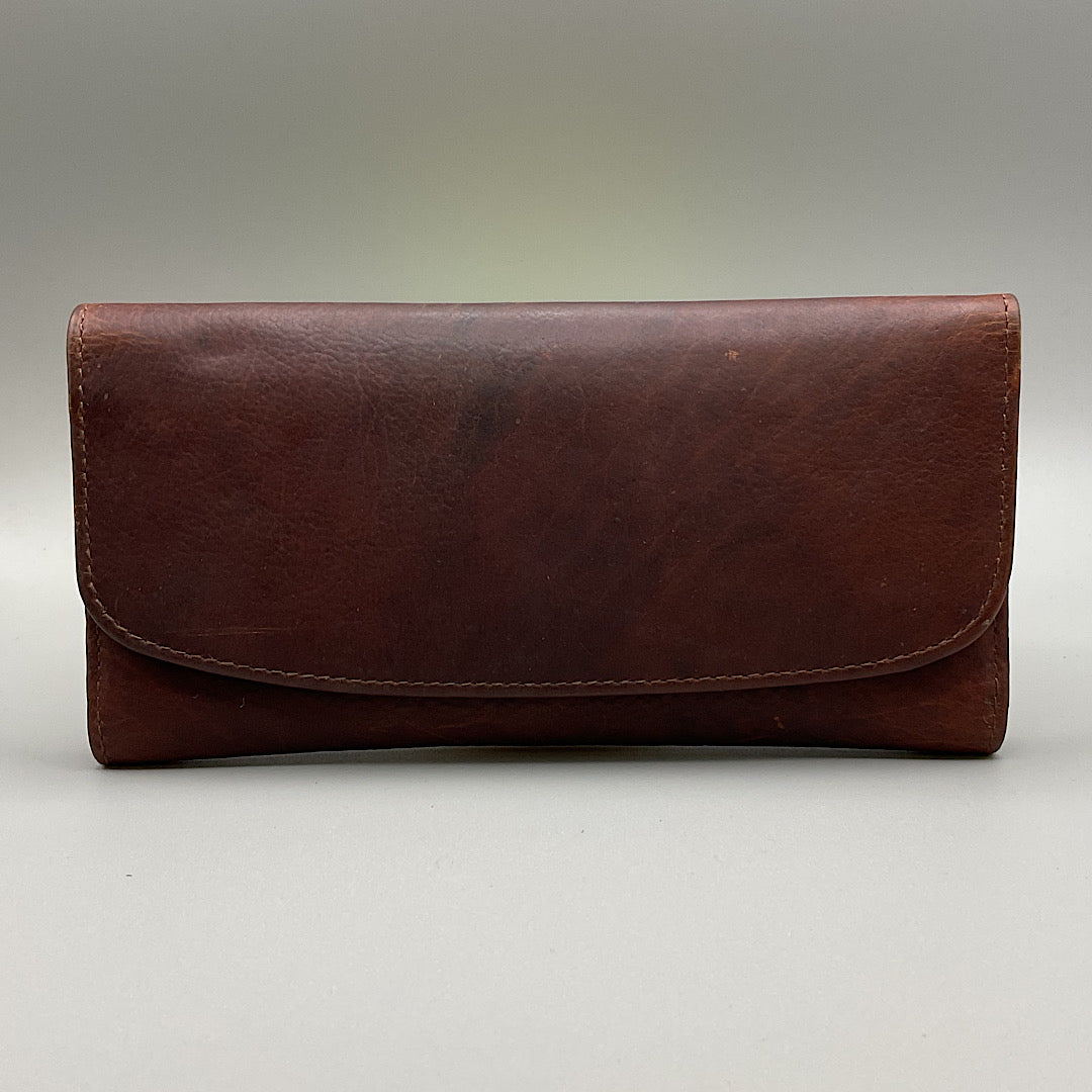 American Darling - Plain Leather Crossbody Wallet ADBM112B