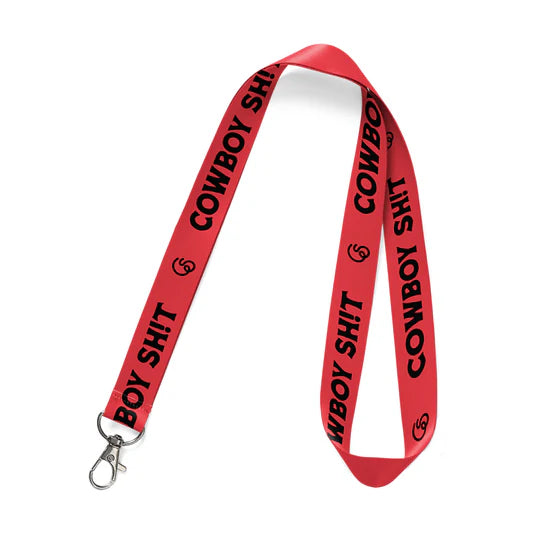 Cowboy Sh*t Lanyard Red