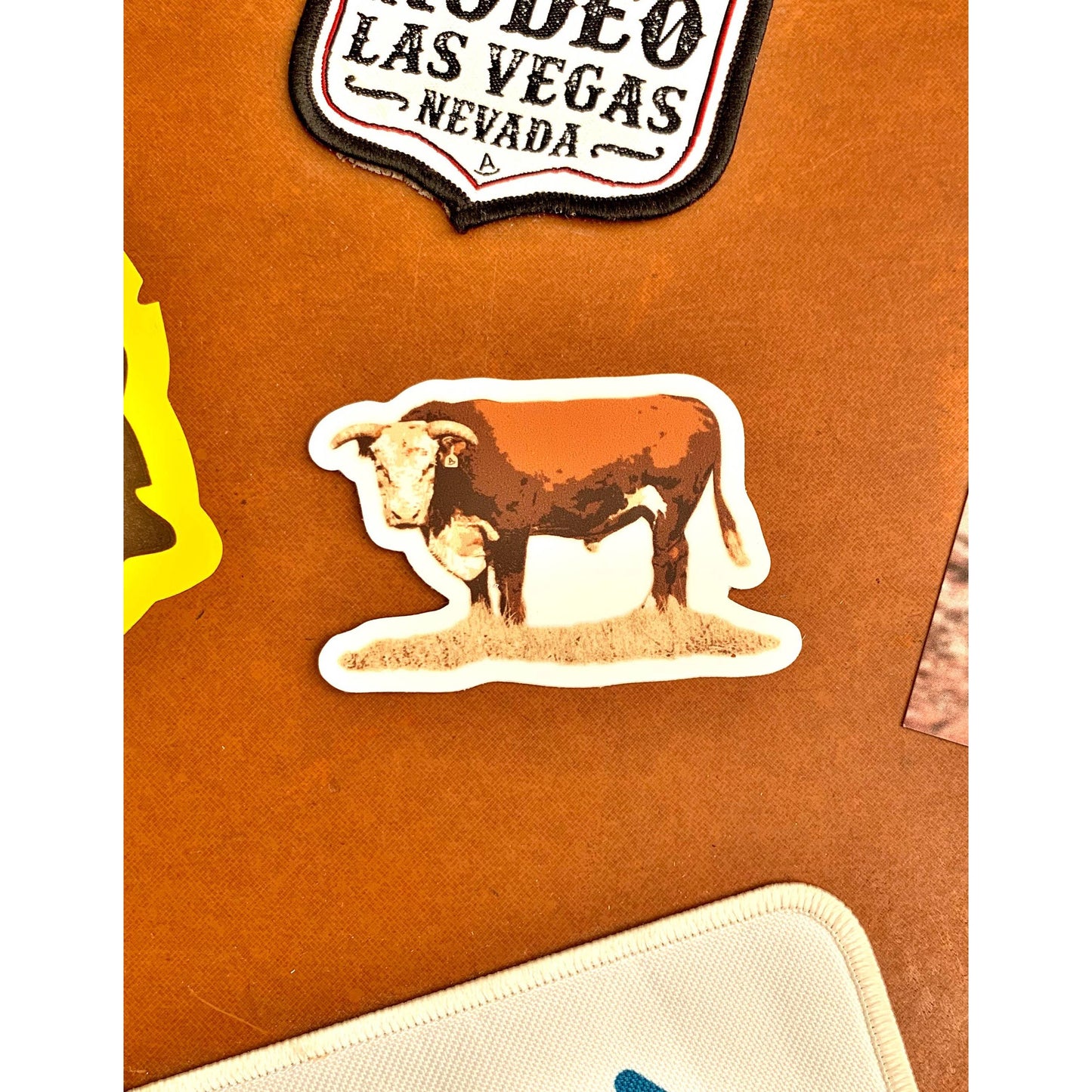 Rockin A Design - Hereford Bull
sticker