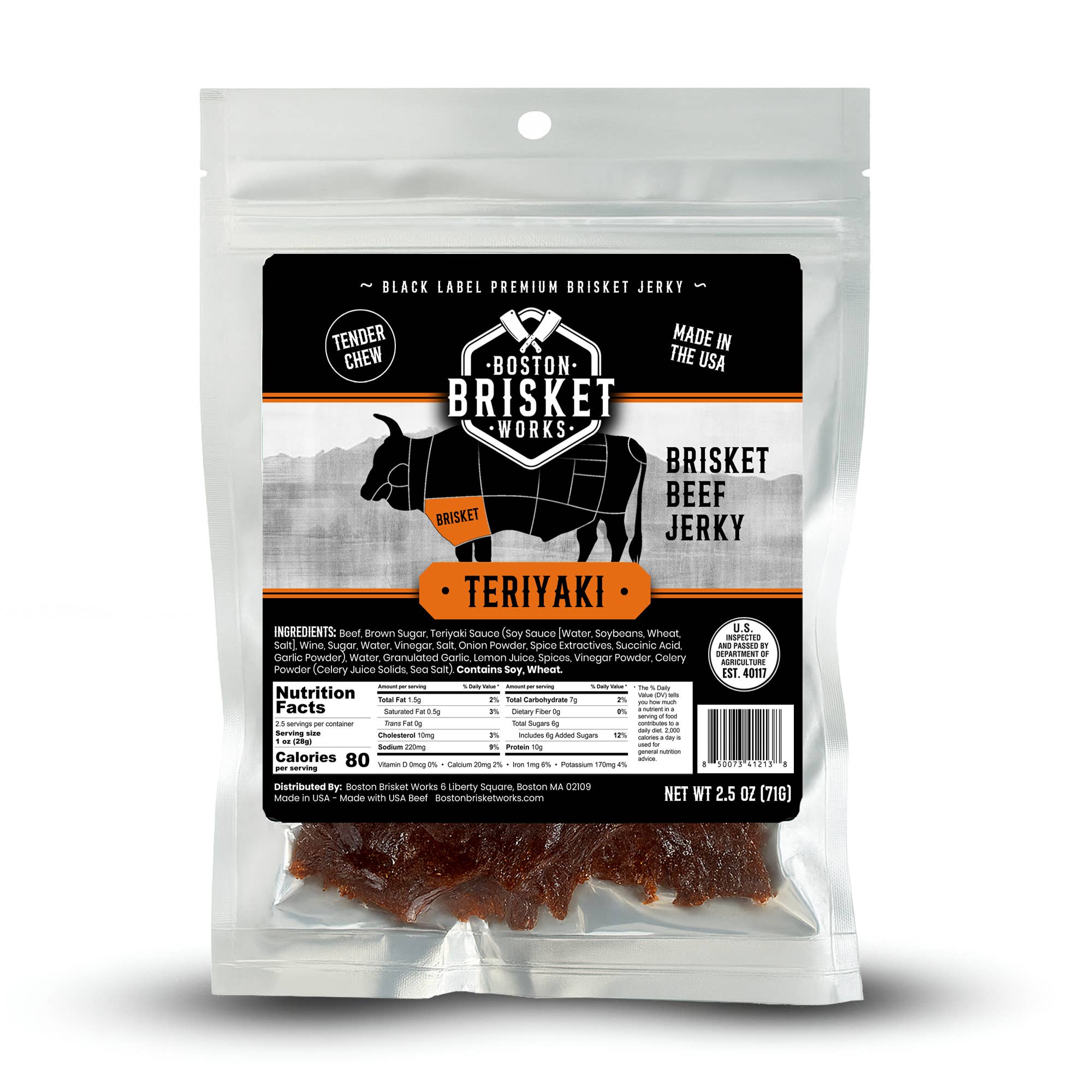 Beef Brisket Jerky "Teriyaki" 71g
