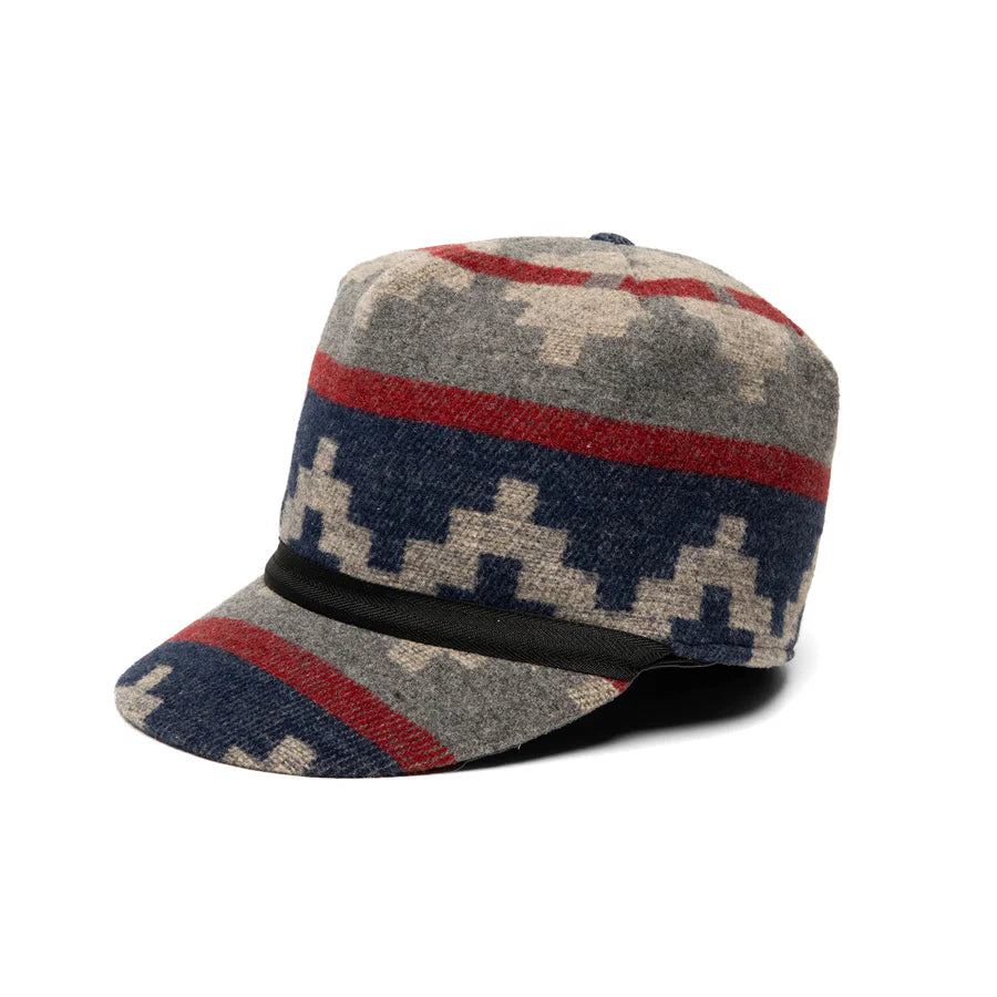 Crown Cap Navajo Wool Blend Stockman Cap Winter Hat 1-1201N