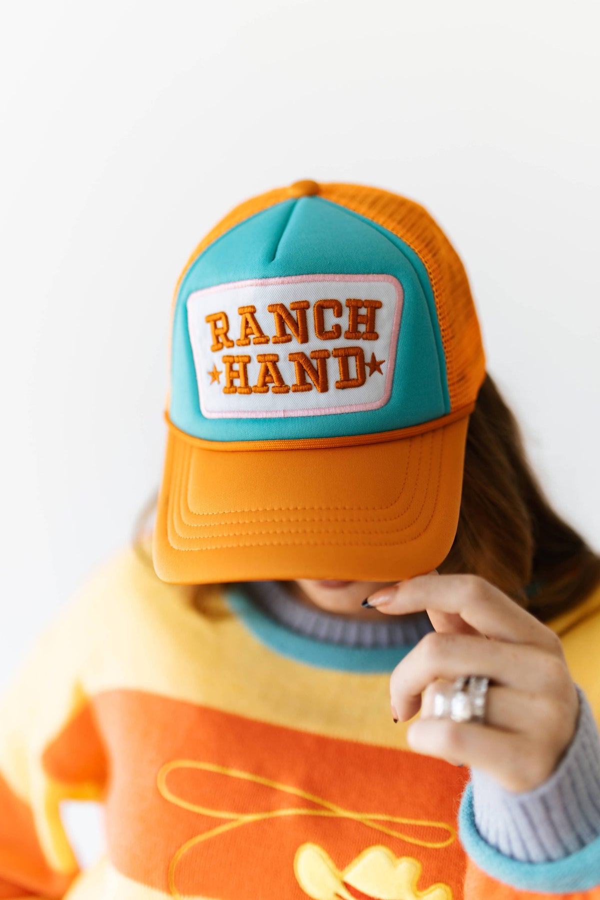 TH9076 TRUCKER HAT "RANCH HAND"