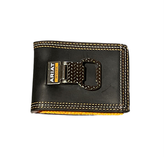 Ariat Work Wallet, Money Clip, Bottle Opener A3400801