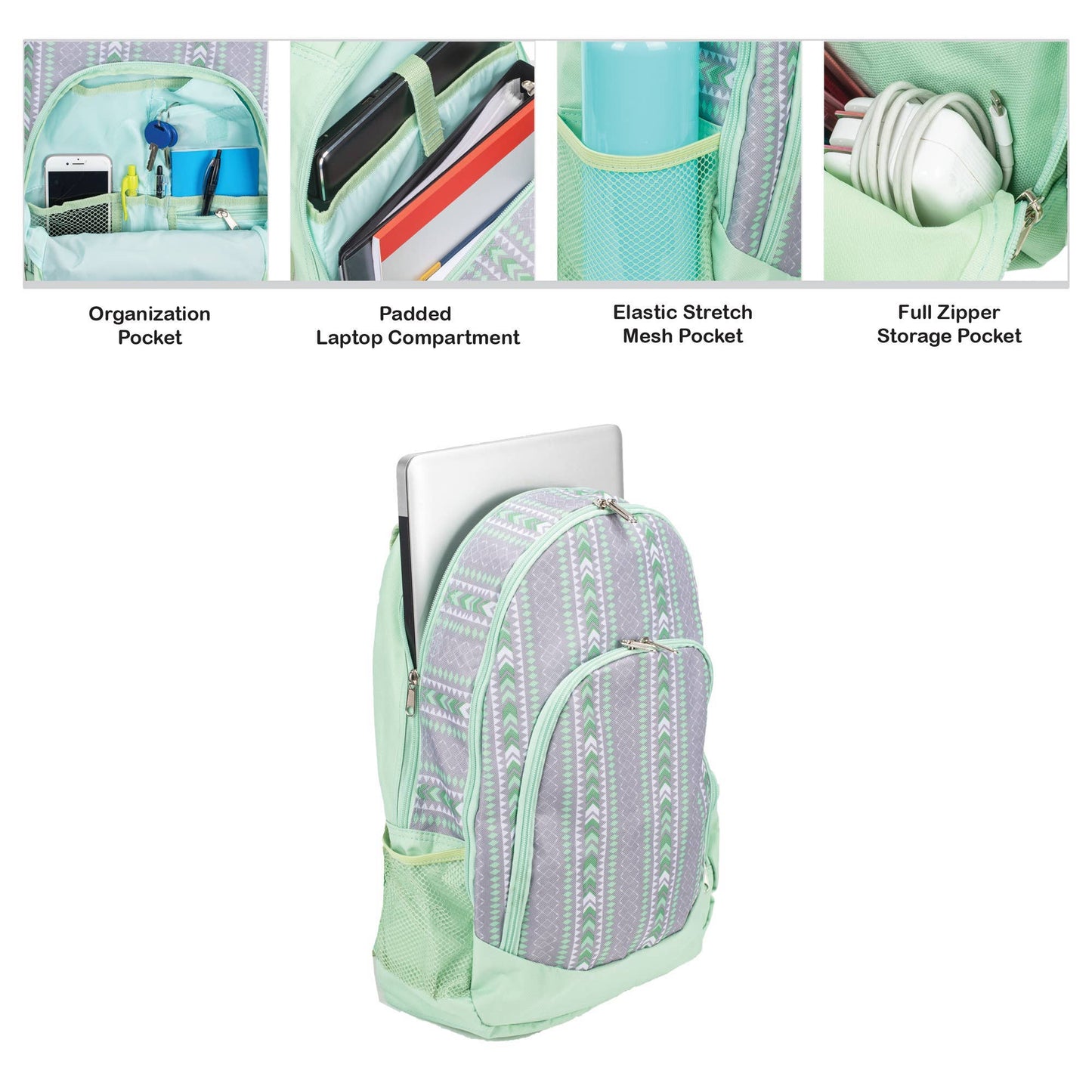 Tribal Vibes Backpack & Lunchbag Set