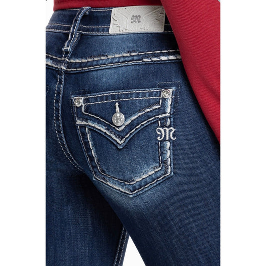 Classic Saddle Stitch Bootcut Jeans M5014B407L