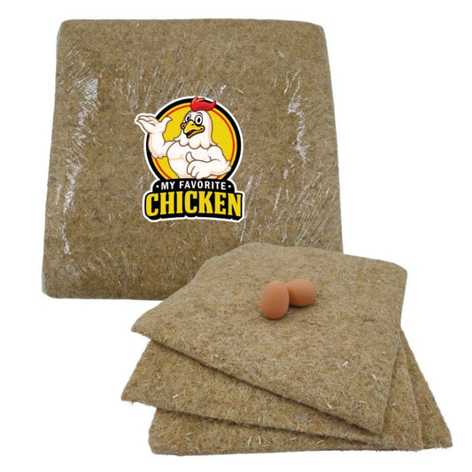 Hemp Fiber Laying Hen Nest Pads, Poultry Nesting Box Liners