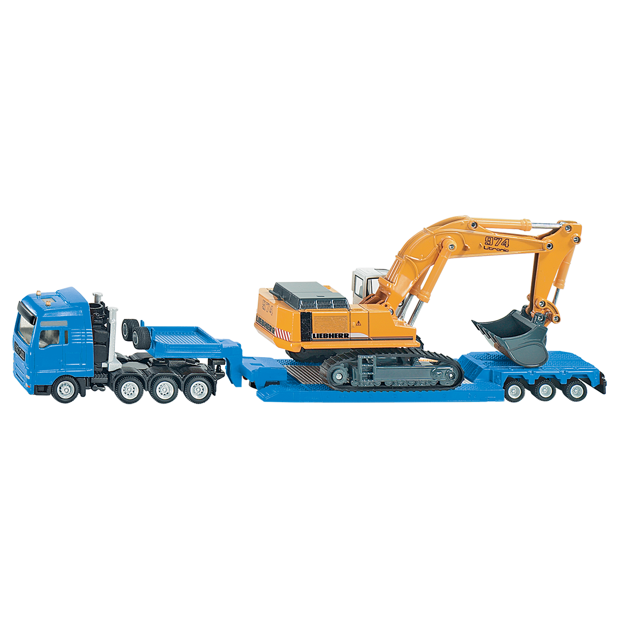Siku-Heavy Haulage T.with Flat-Bed Trailer-For 3 years+