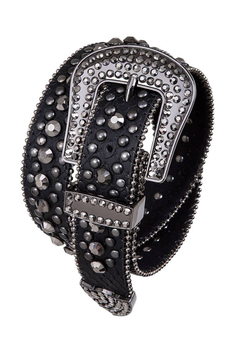 Crystal Buckle Iconic Fashion Belt