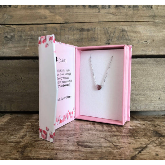Mini Heart Slider Necklace