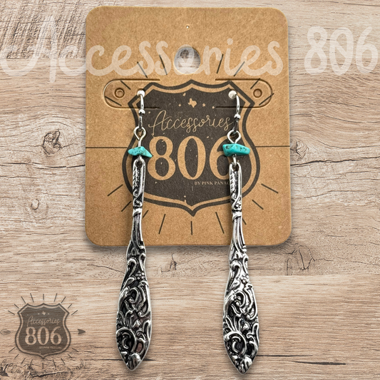 Spoon handle earring