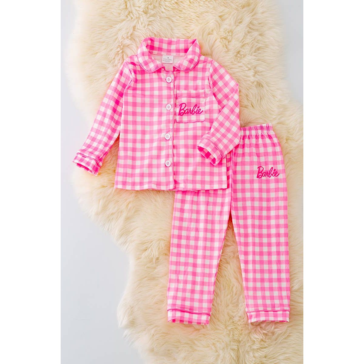 GINGHAM CHARACTER PAJAMAS. PJG40119 JEAN