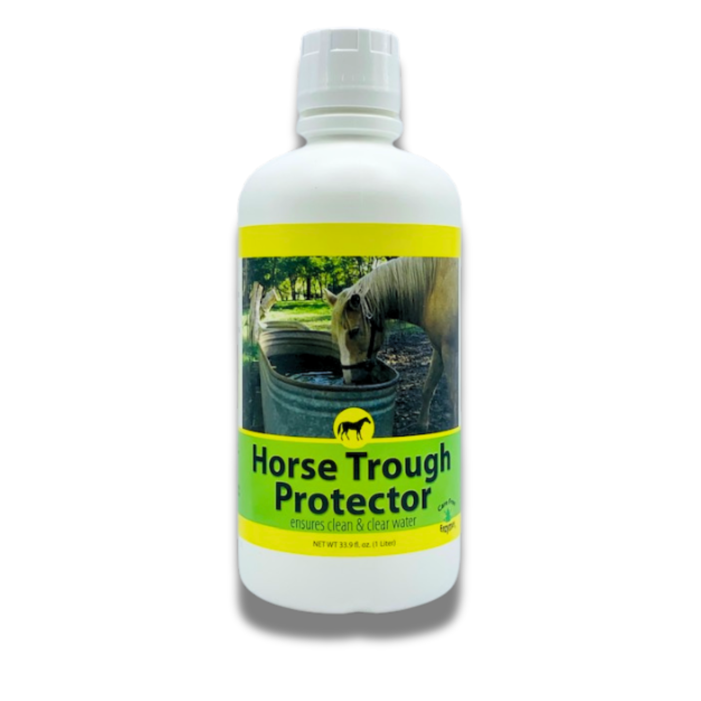 Natural Horse Water Trough Cleaner | Prevents Algae & Slime Buildup | Horse Trough Protector | 33.9 oz