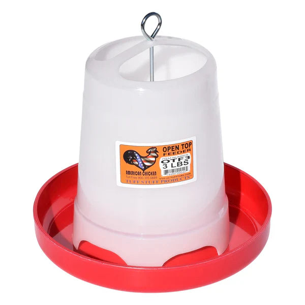 Tuff Stuff Open Top Poultry Feeder 3LB