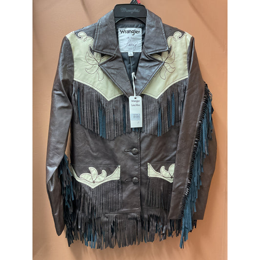 WRANGLER X LAINEY WILSON JACKET, Leather Look, Fringe 1123736888