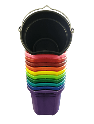 K&D Flat Back Bucket 20QT & 8QT