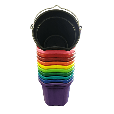 K&D Flat Back Bucket 20QT & 8QT