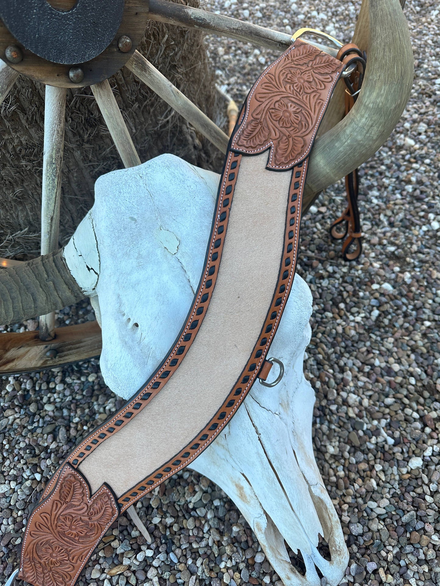 Brown Cow Puncher Tripping Collar