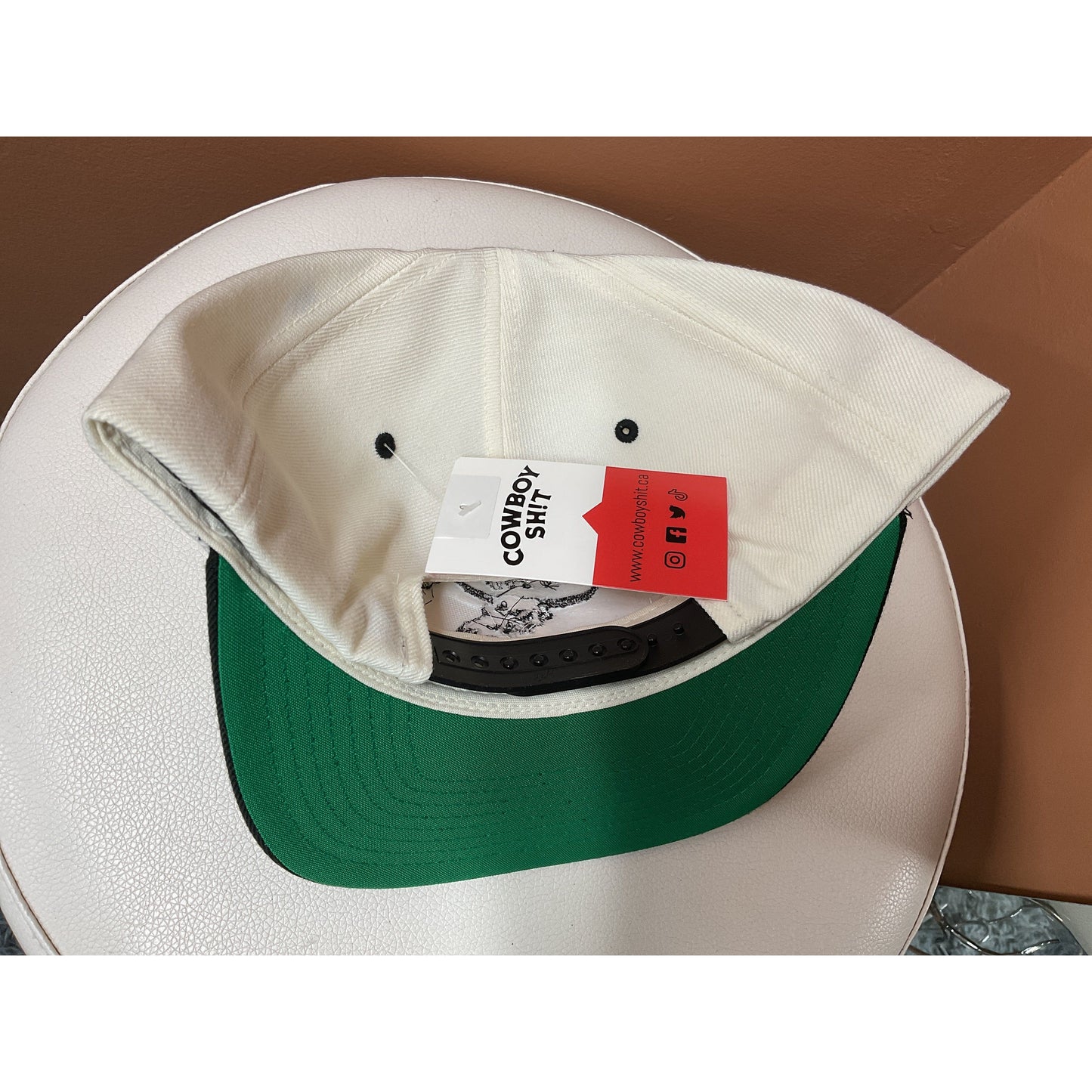 Cowboy Sh*t - Men’s Ball Cap, THE COALDALE, All Natural, Flat Brim, SnapBack 245