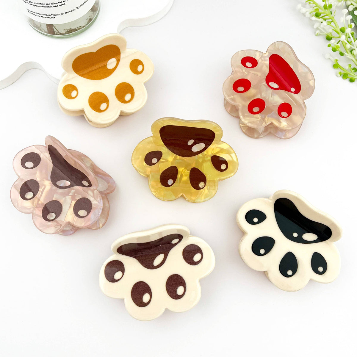 Fun Paw Animal Hair Claw Clip