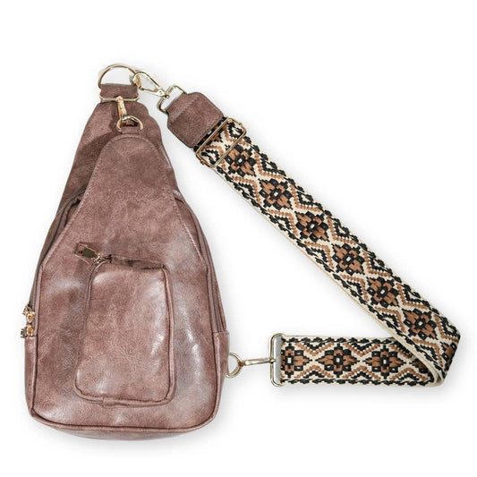 Best Seller! Hailey Crossbody Sling Bag - Stone