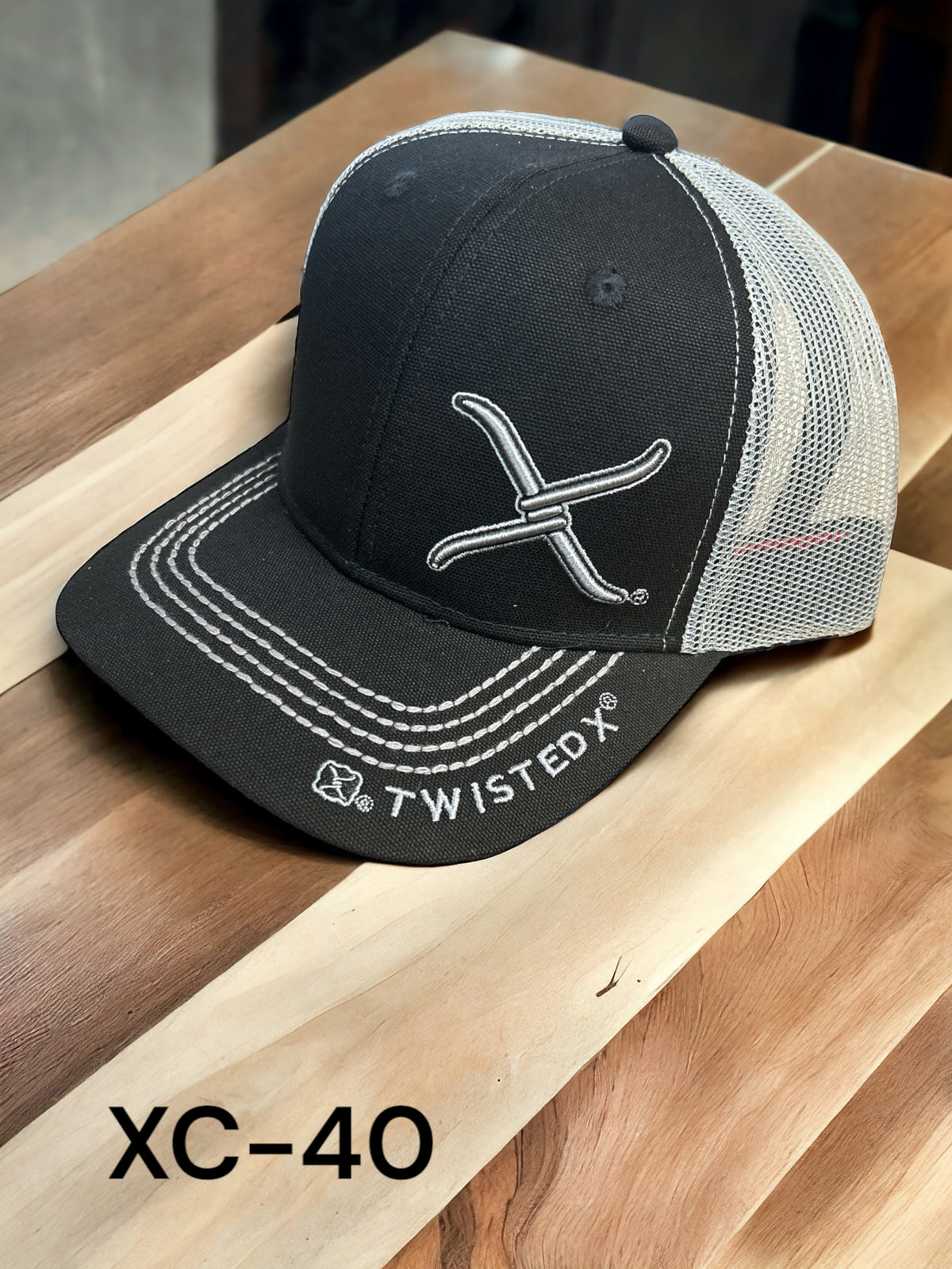 Twisted X Embroidered Bill Cap XC-19, XC-40