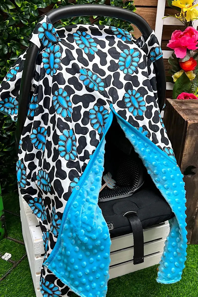 CONCHO & COW SPOTTED CAR SEAT COVER. ZYTG25153012
