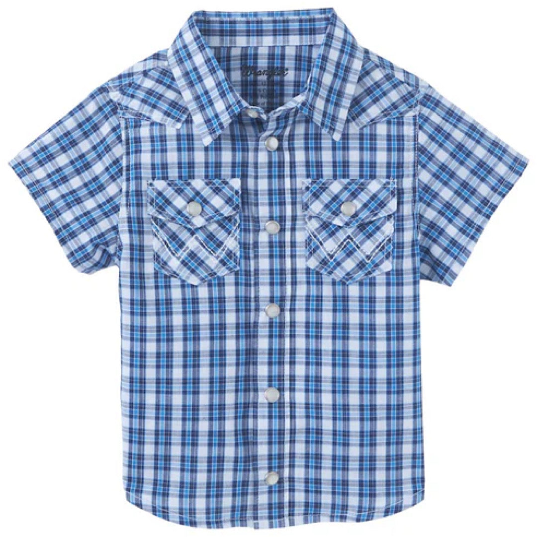 112346300 Wrangler Infant Button up Short Sleeve