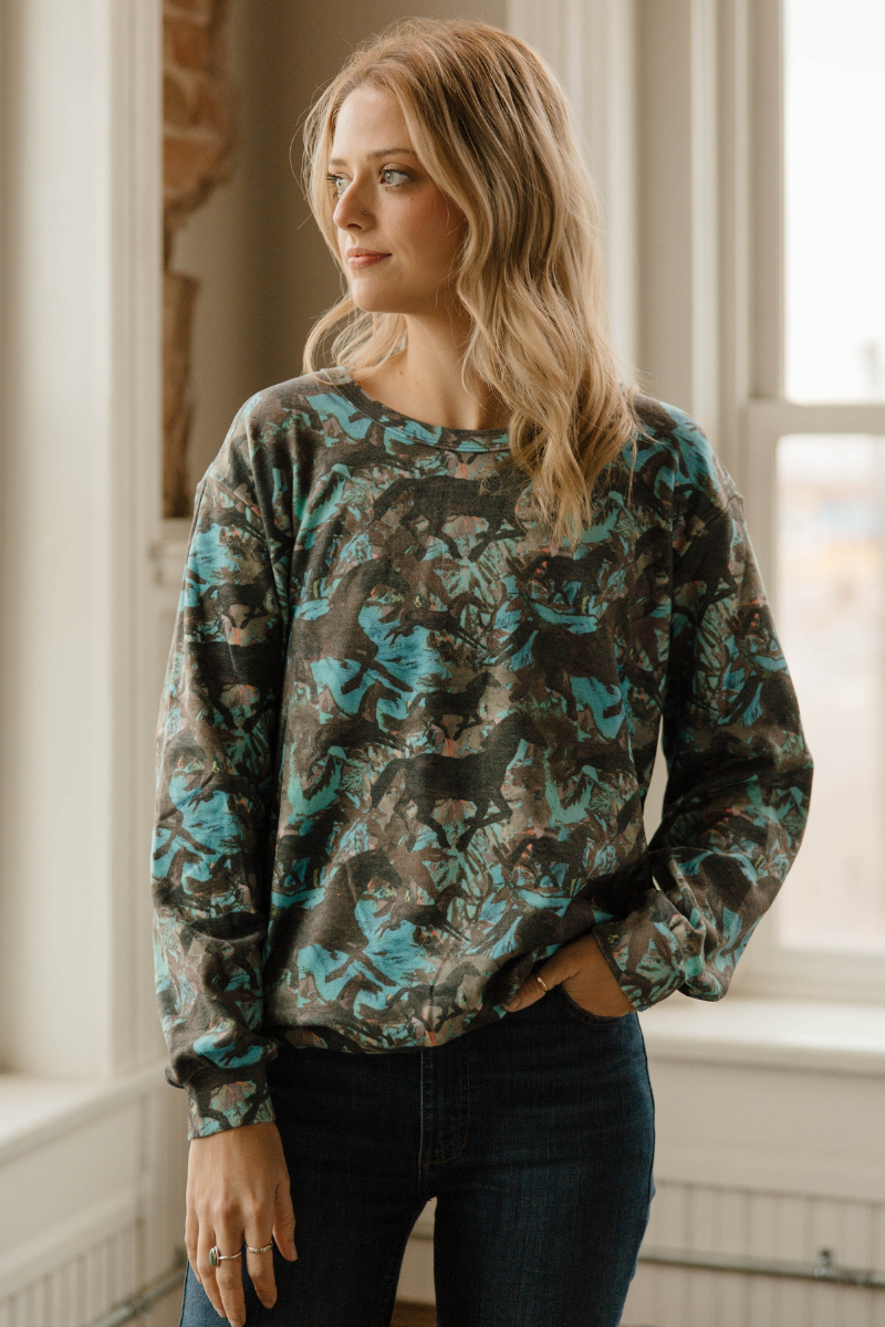 Painted Herd Top