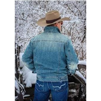 Men's Insulated Western Denim Jacket | Style M261114