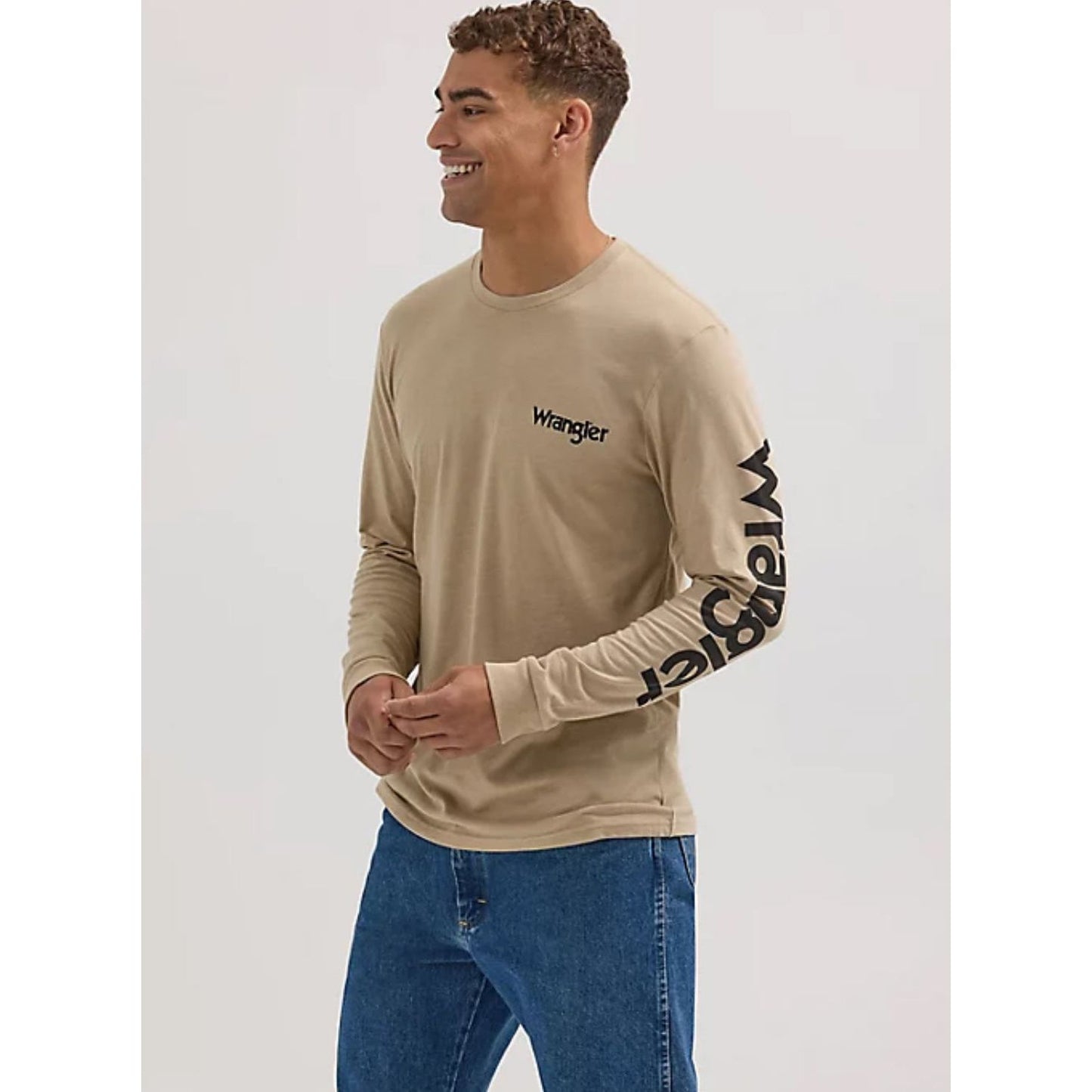 MENS LONG SLEEVE TRUCK BACK GRAPHIC TSHIRT