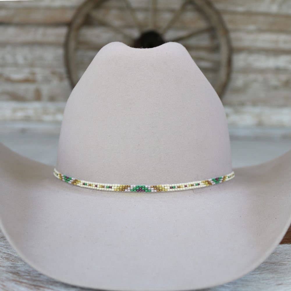 Western Beaded Hat Band - Pecos