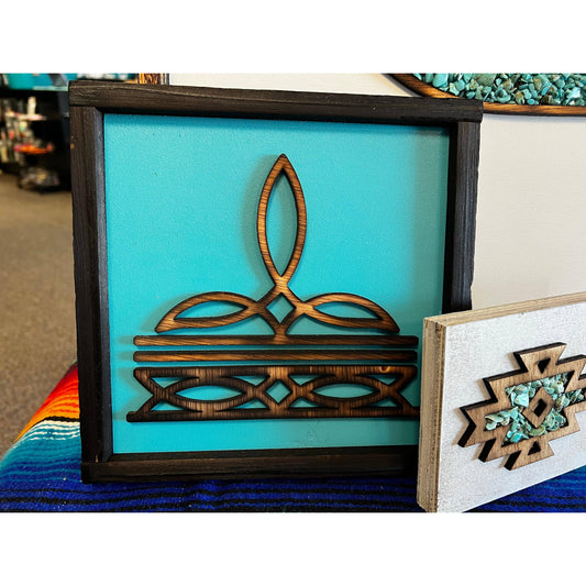 Picture - Boot Stitch, Western Home Decor