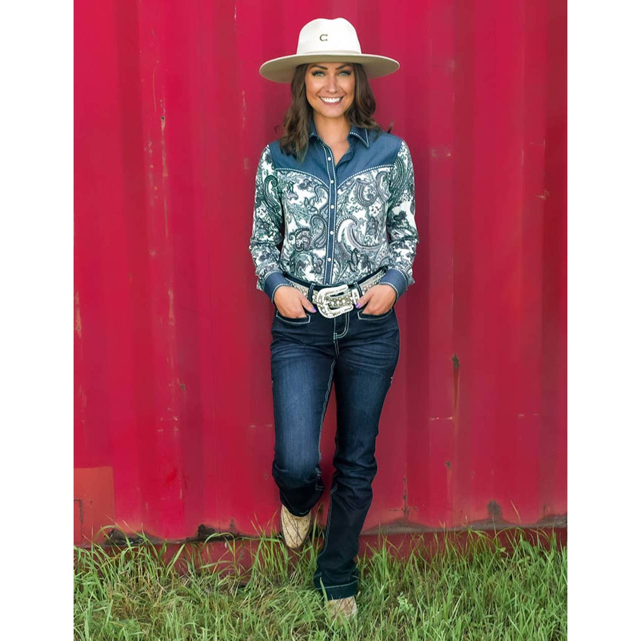 Cowgirl Tuff Co. / B. Tuff Jeans - Boot Stitch