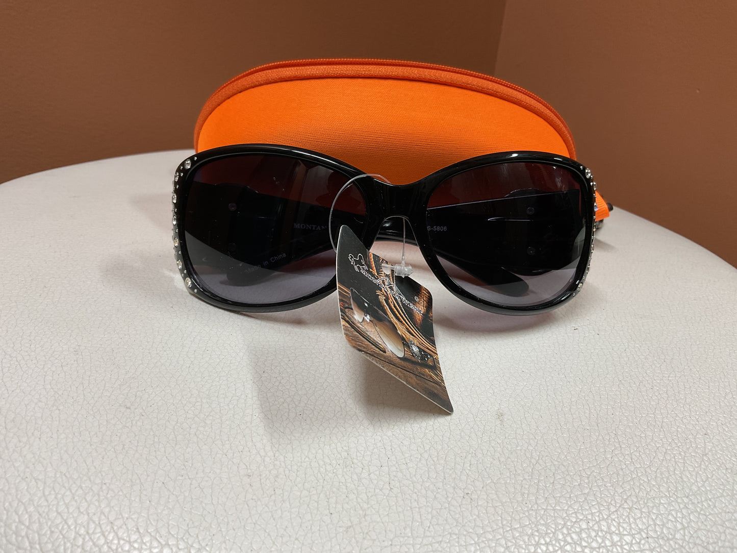 Montana West Sunglasses with Case, Turquoise Eagle  X002RAMGSB