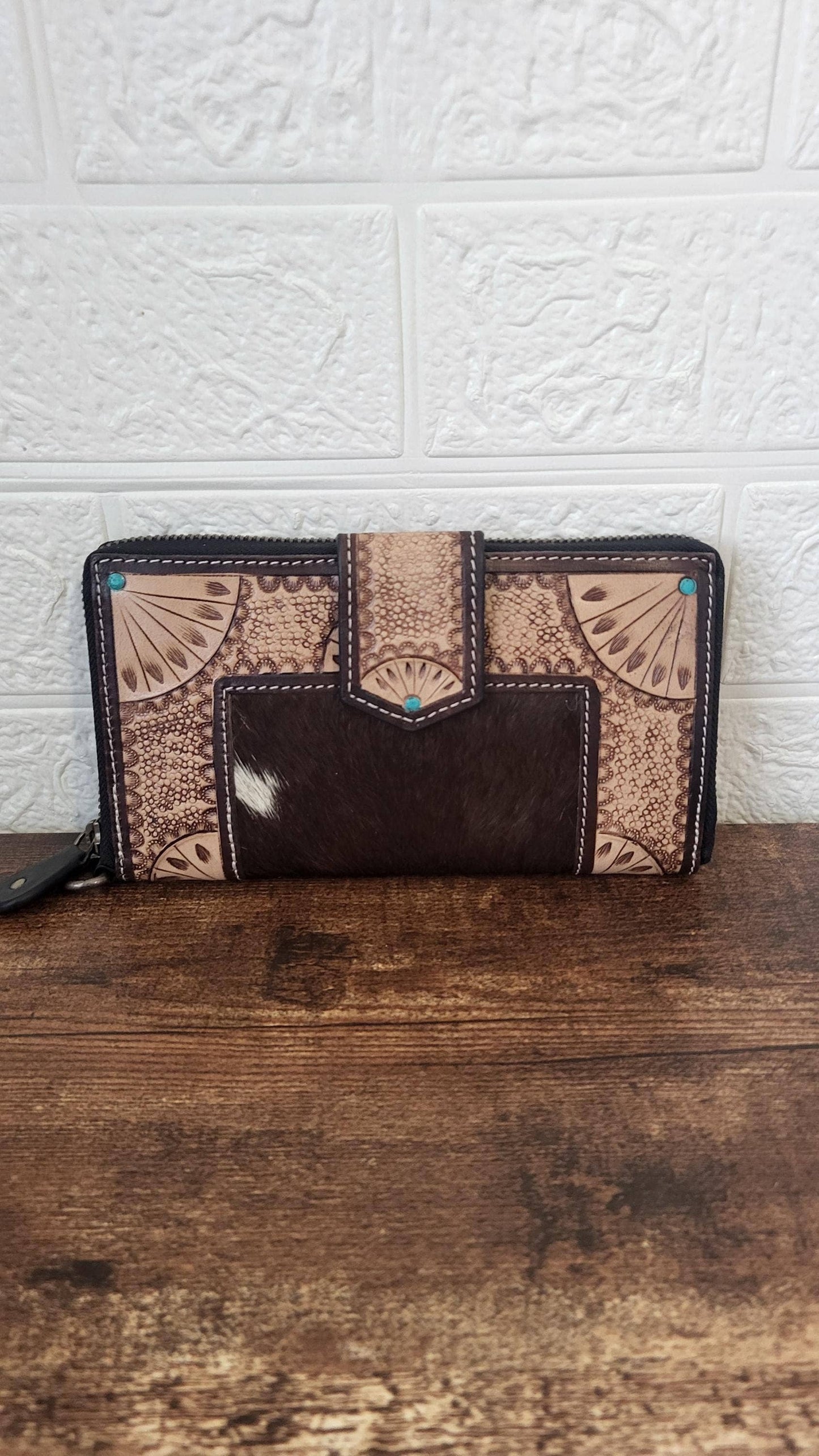 Handcrafted Genuine Leather Cowhide Women's Wallet