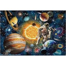 Rivers Edge - Space & Astronaut Puzzle in Tin Box 1000pc 1615