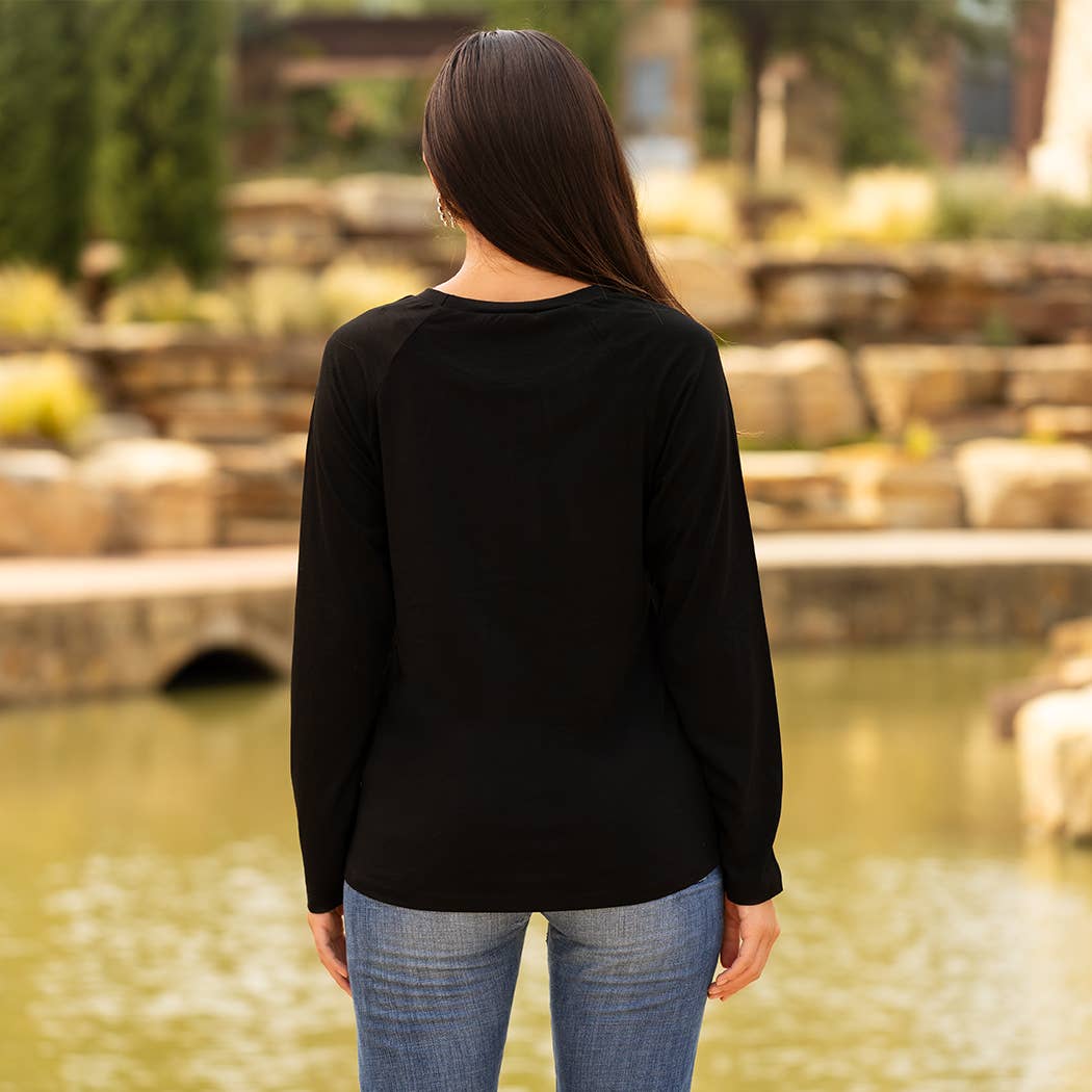 Embellished Long Sleeve Tops