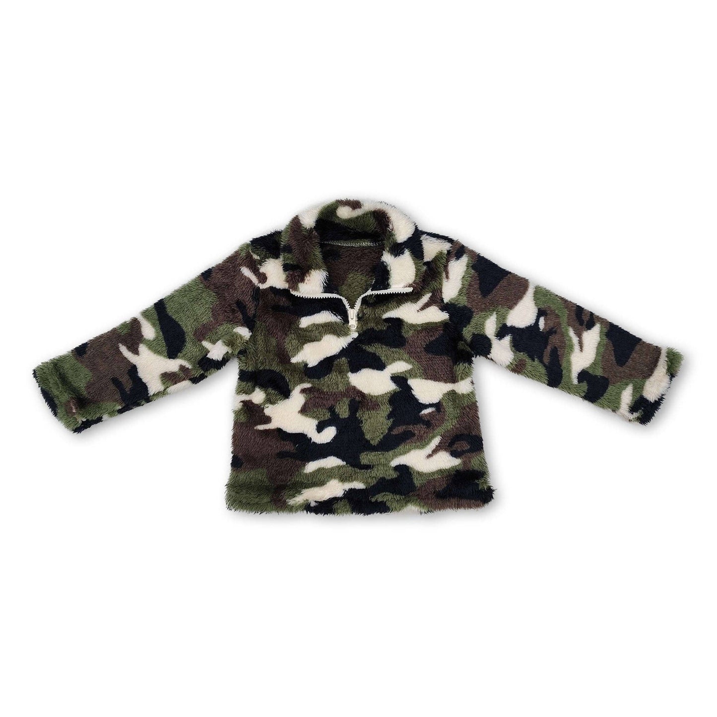 Green Camo Winter Jacket Clothes Baby Kids Pullover