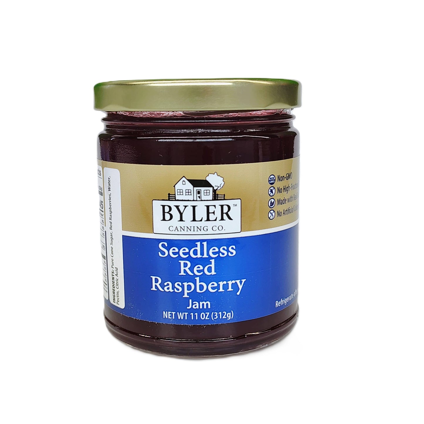 Byler's Seedless Red Raspberry Jam, 11 Oz