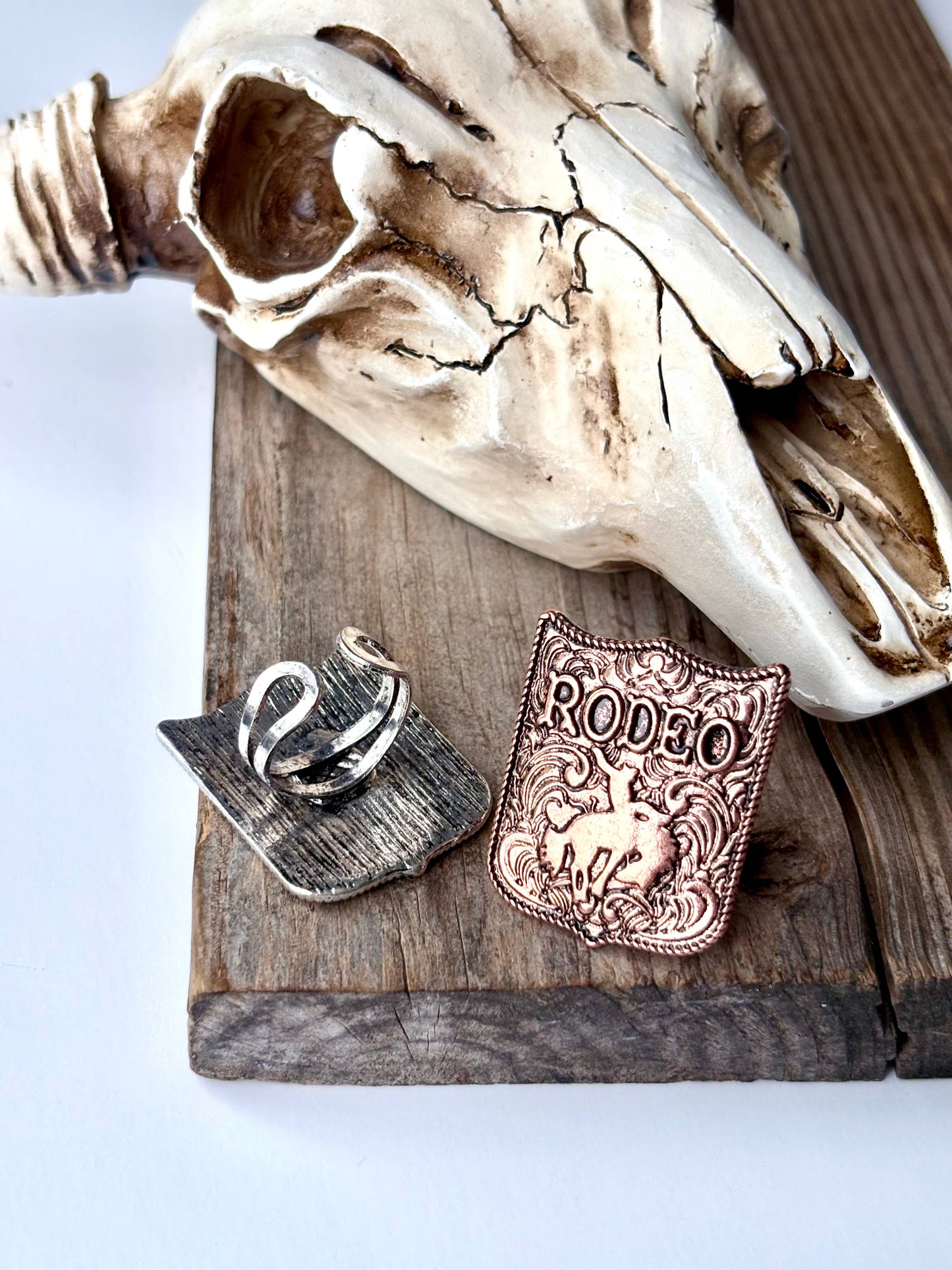 Western Rodeo Adjustable Cuff Ring